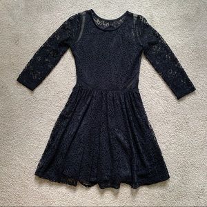 Abercrombie black lace dress